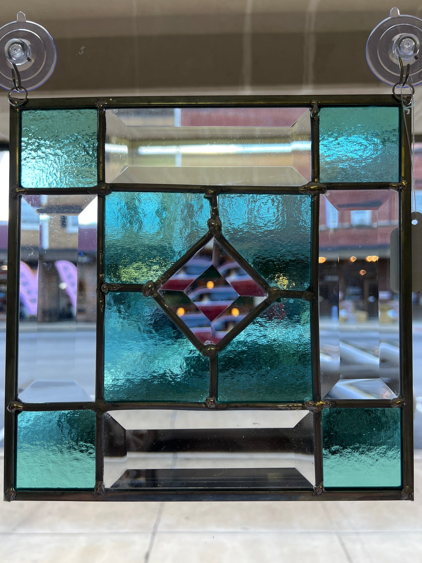 Stained Glass Panel with Bevels