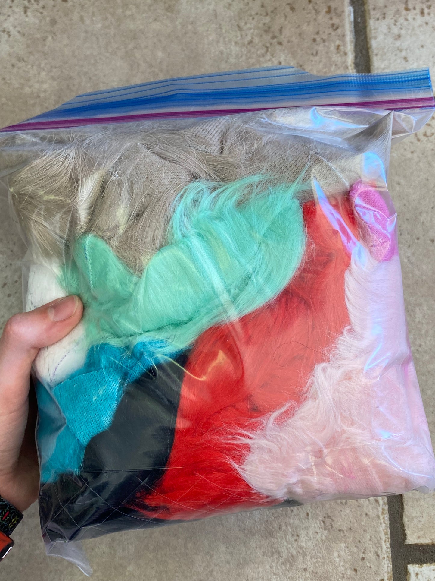 Scrap Fur One Gallon Bag