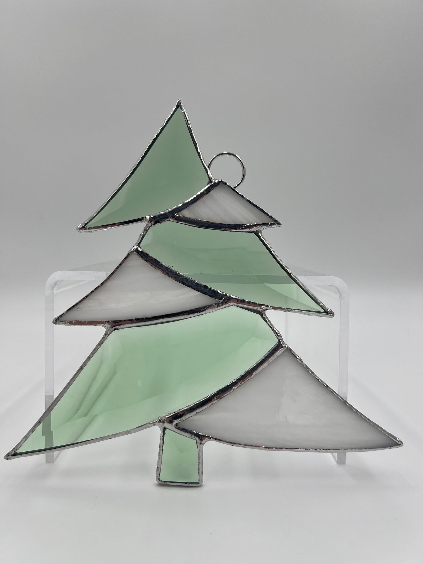 Christmas Tree Snow Suncatcher/Ornament