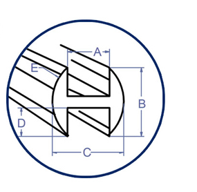 Cascade RH-3 Lead Came
