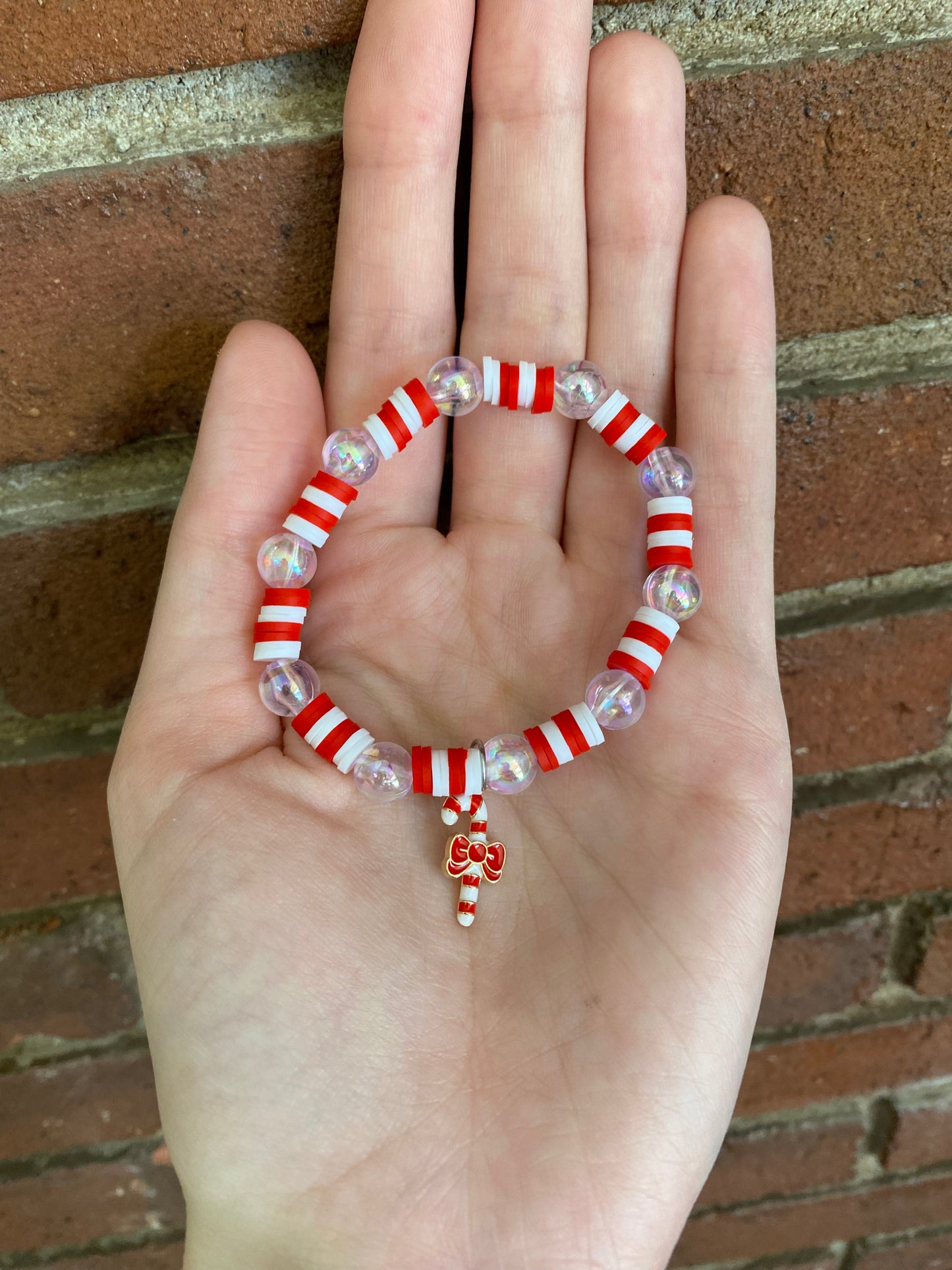Heishi Peppermint Bracelet