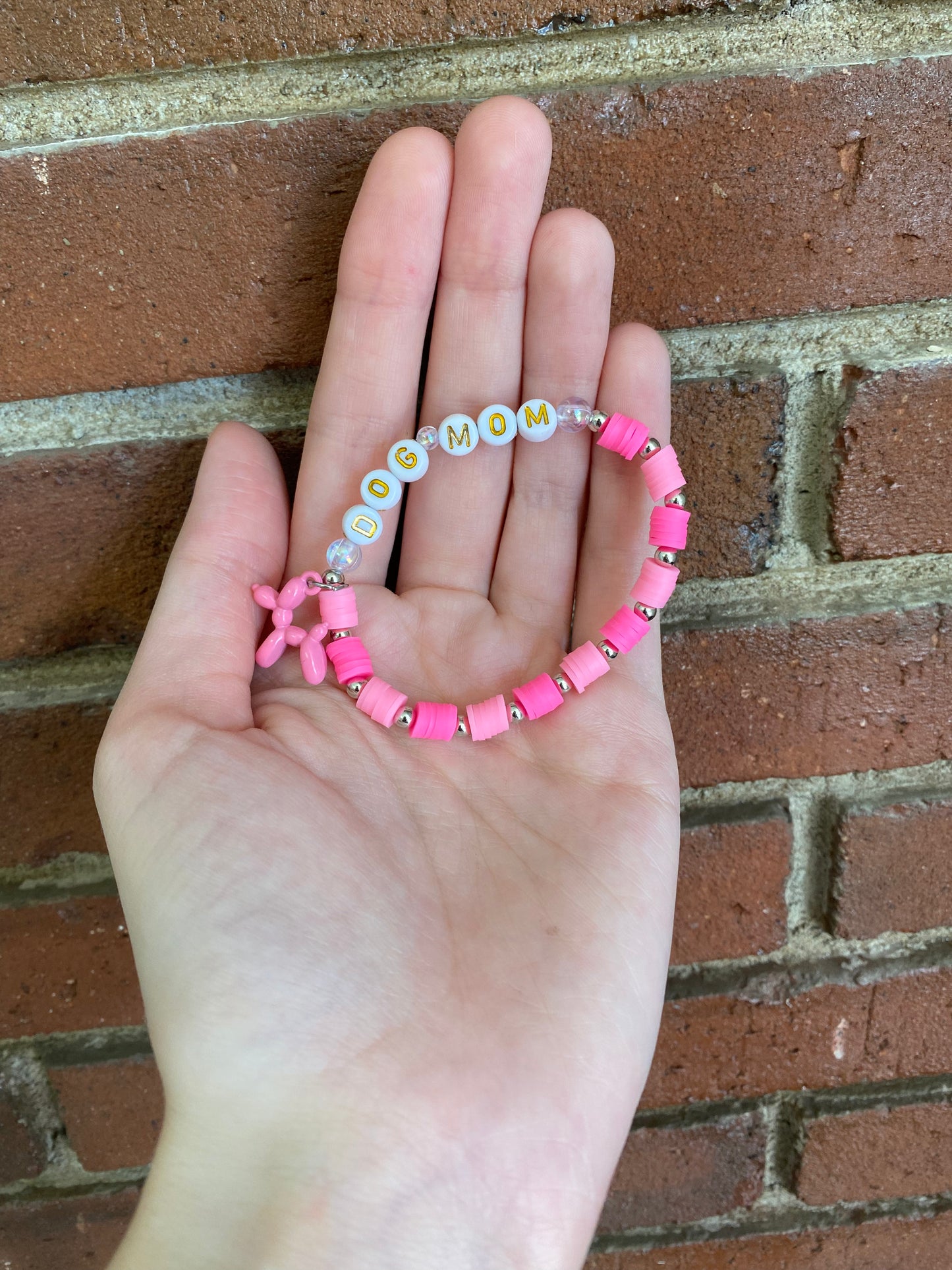 Heishi Dog Mom Bracelet