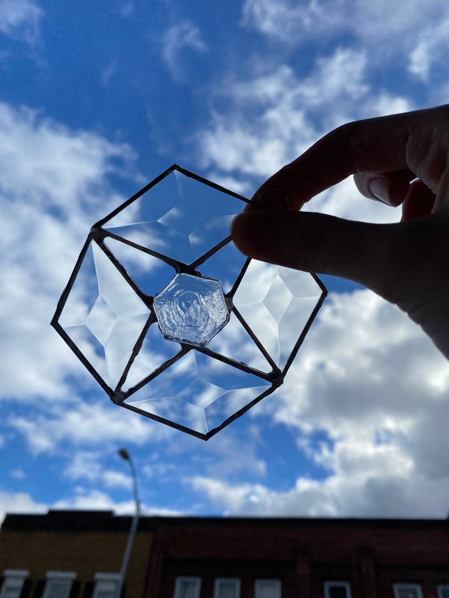 Clear Suncatcher Beveled