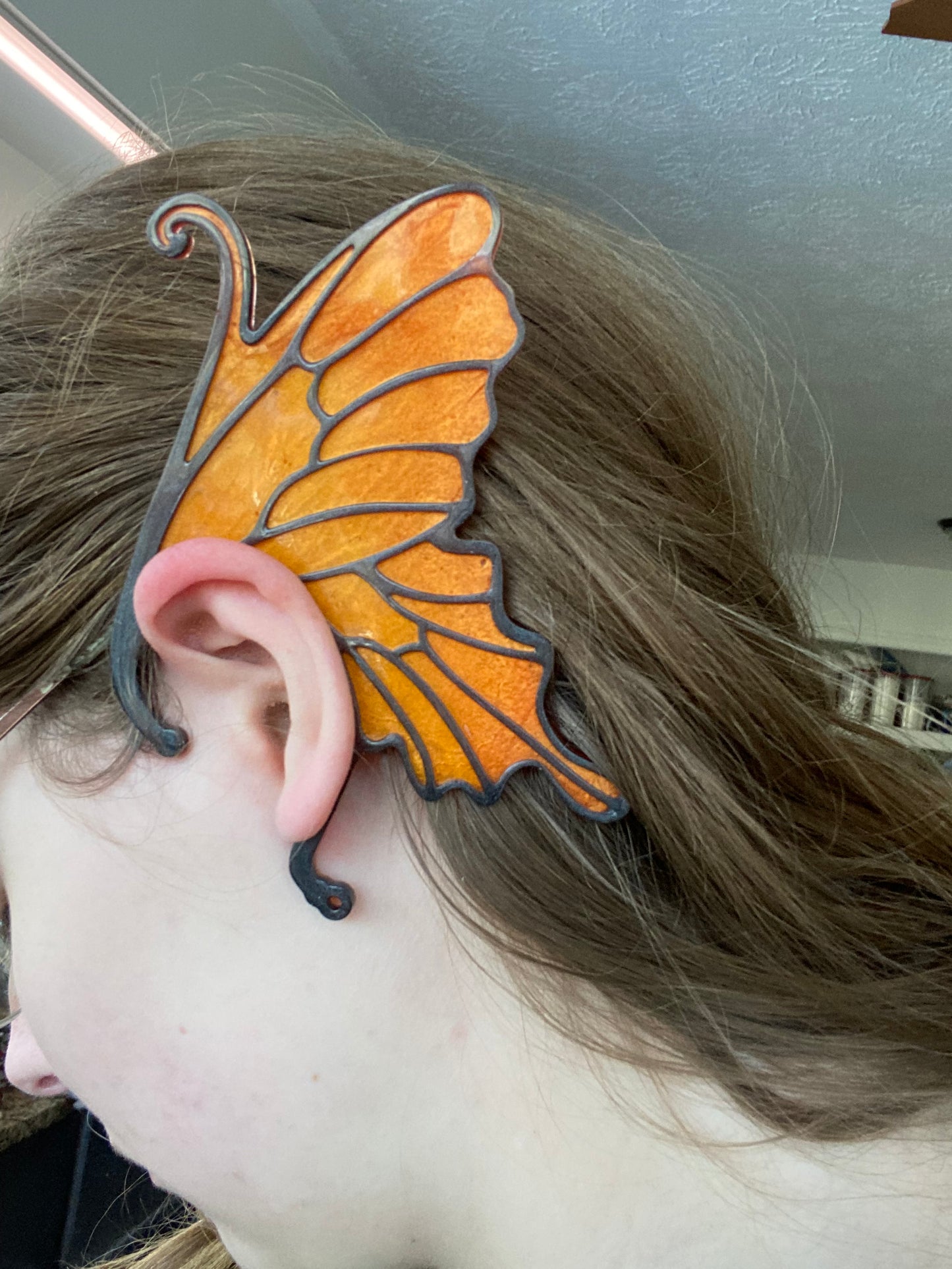UV Resin Ear Cuffs - Butterfly Class