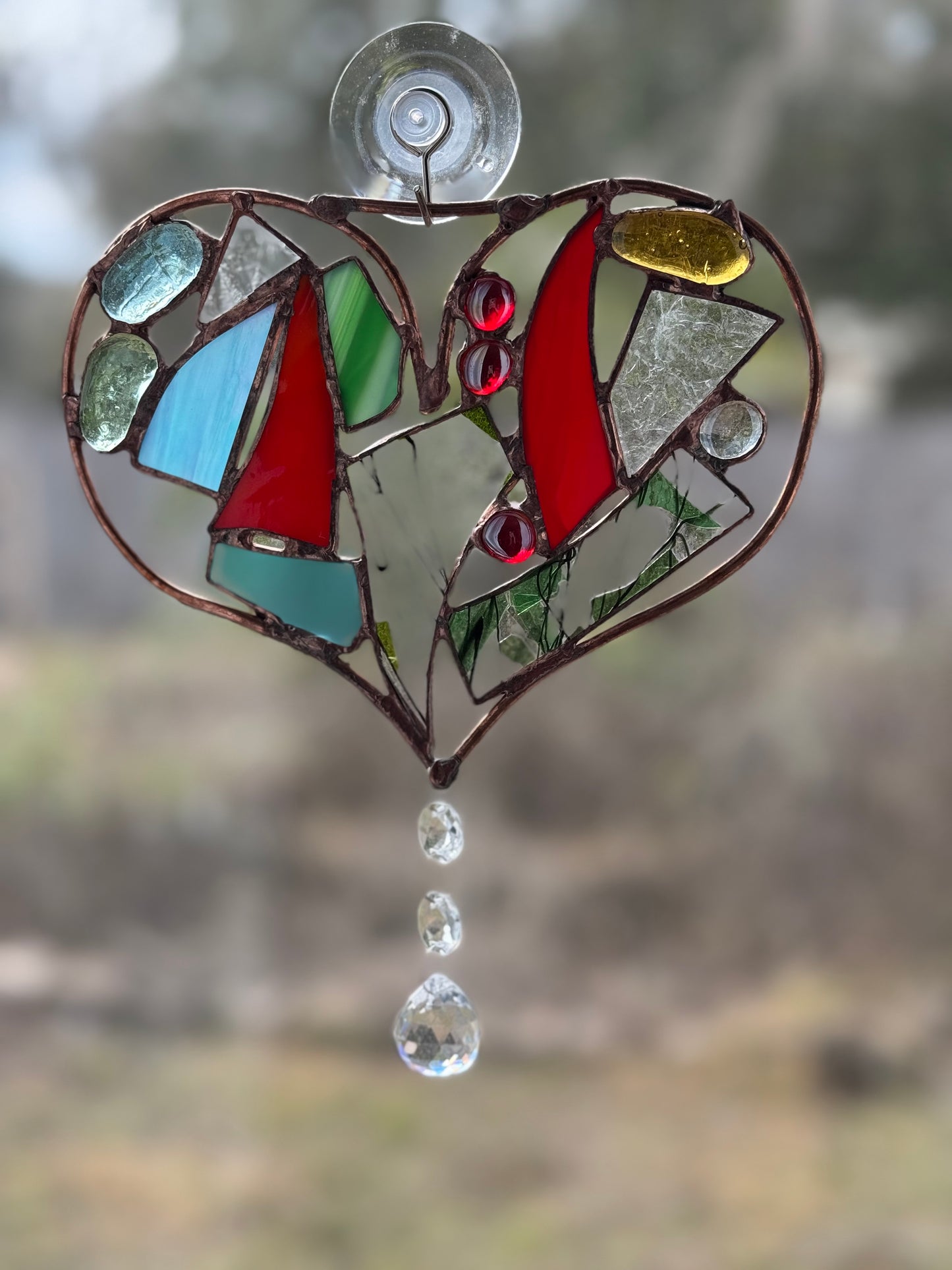 Untamed Heart Sun Catchers - Stained Glass Art