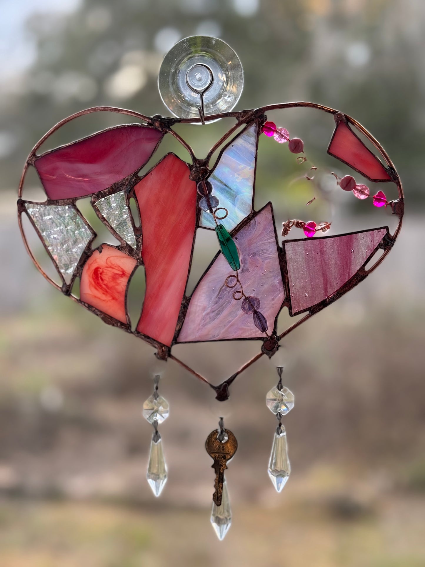 Untamed Heart Sun Catchers - Stained Glass Art