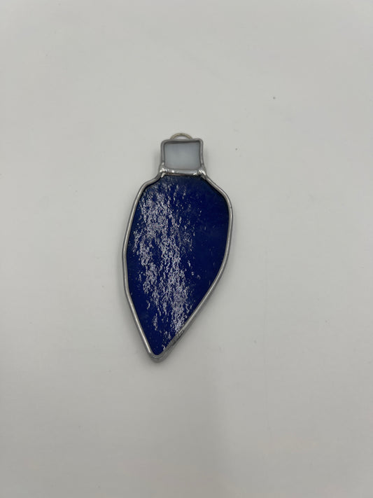 Blue Lightbulb Suncatcher/Ornament