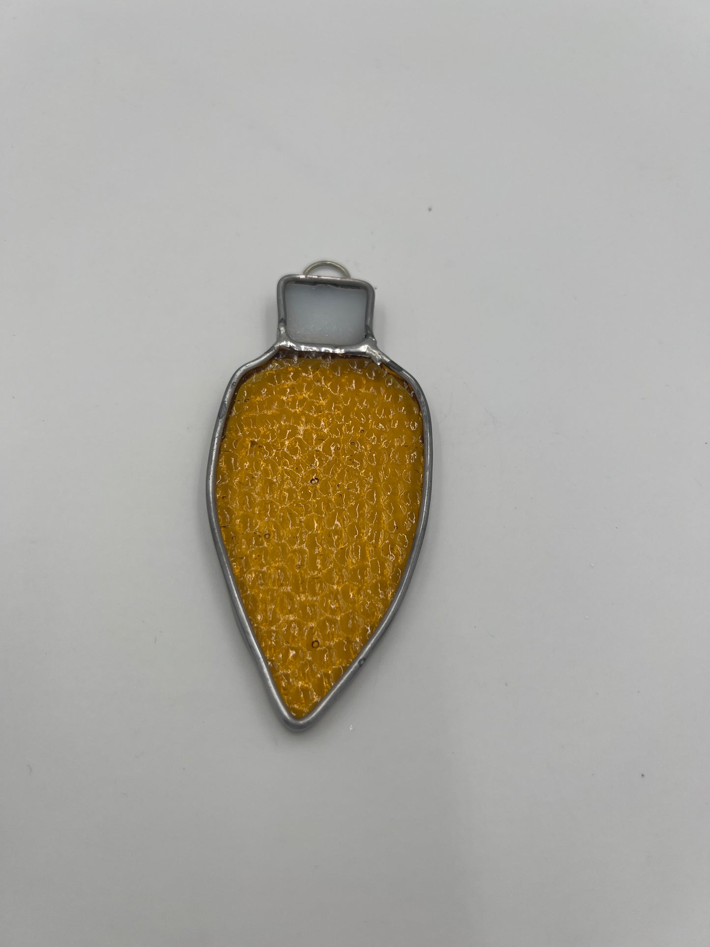 Yellow Lightbulb Suncatcher/Ornament