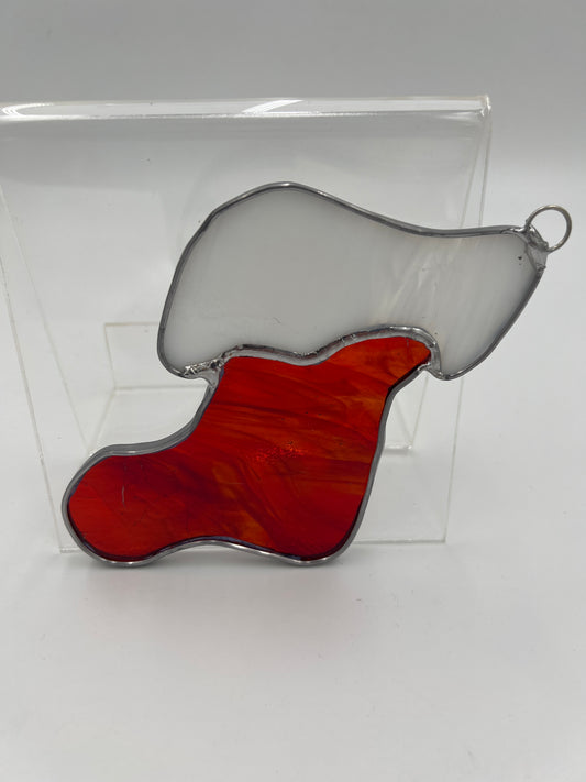 Red Stocking Suncatcher/Ornament
