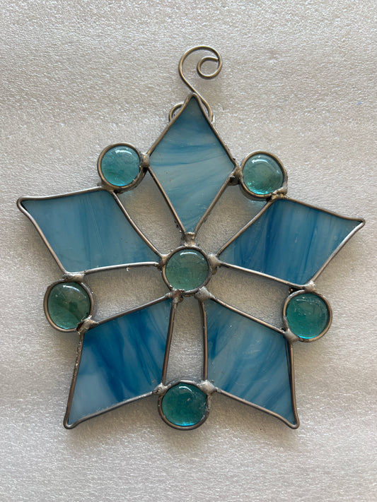 Christmas Snowflake Suncatcher