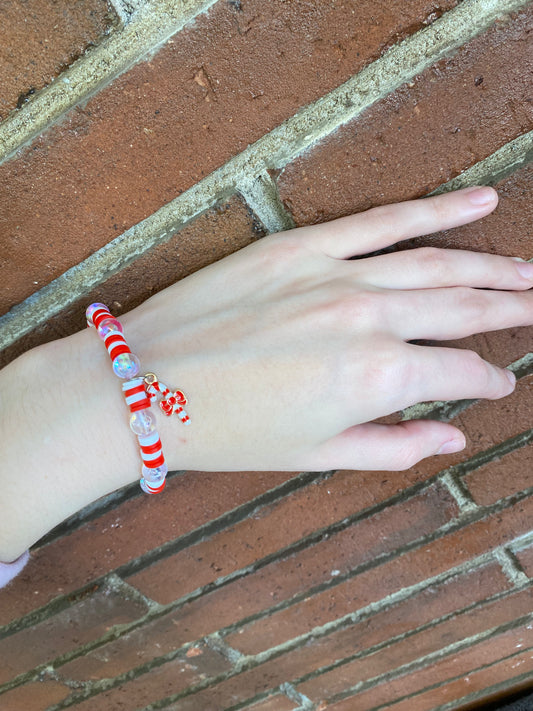 Heishi Peppermint Bracelet