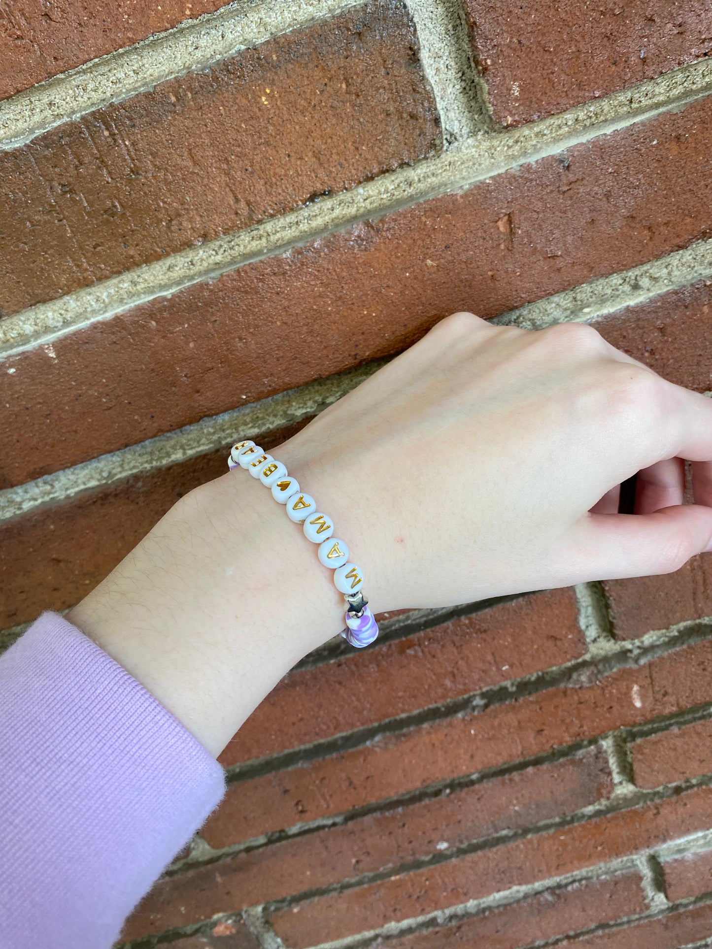 Heishi Mama Bear Bracelet